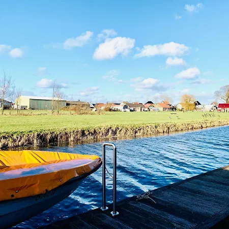 Ferienpark Vislust Ferienhaus Balu Mit Eigenem Steiger Zum Angeln Ijsselmeer Niederlande * Wervershoof